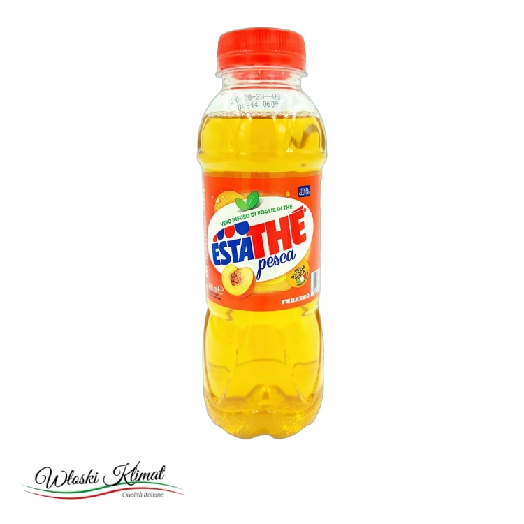 ESTA THE herbata brzoskwiniowa 400 ml - widok z przodu / opakowanie