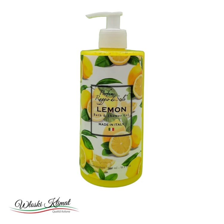 Żel pod prysznic Cytryny Raggio di Sole 500 ml - widok z przodu / opakowanie