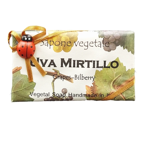 Mydło roślinne Winogrono Uva Mirtillo Etienne 100g - widok szczegółowy 2