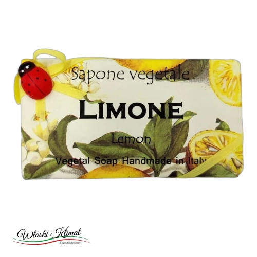 Mydło roślinne Cytryna Limone Etienne 200 g - widok z przodu / opakowanie