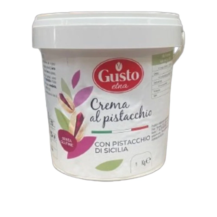 Krem Pistacjowy z Pistacjami Sycylijskimi duży format GUSTO ETNA  1kg - widok szczegółowy 2