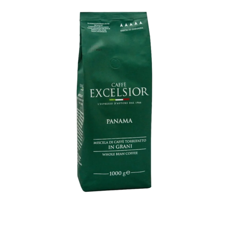 Kawa ziarnista 100% Arabica Panama Caffe EXCELSIOR 1kg - widok szczegółowy 2