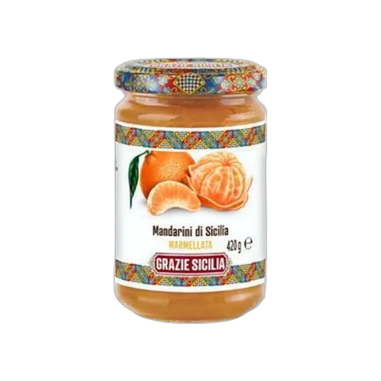 Marmolada z Mandarynek Sycylijskich Grazie Sicilia Agrisicilia 420g widok 2
