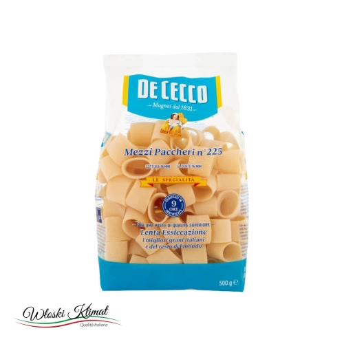 Makaron Mezzi Paccheri 225 DECECCO 500g widok 1