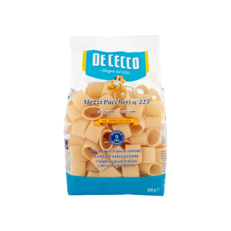 Makaron Mezzi Paccheri 225 DECECCO 500g widok 2