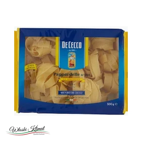 Makaron PAPPARDELLE n° 201 wstążki DE CECCO 500 g  widok 1