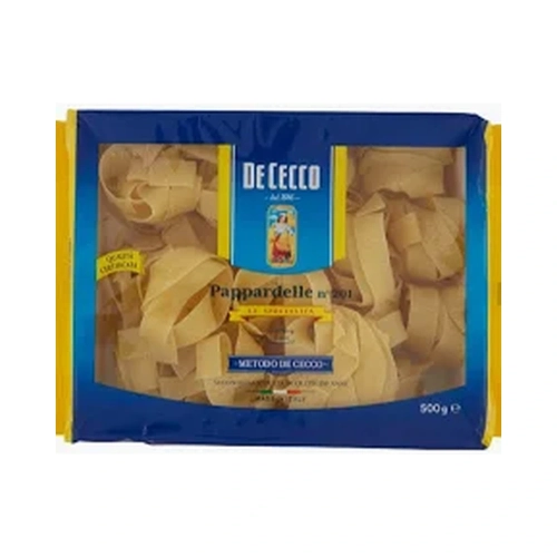 Makaron PAPPARDELLE n° 201 wstążki DE CECCO 500 g widok 2