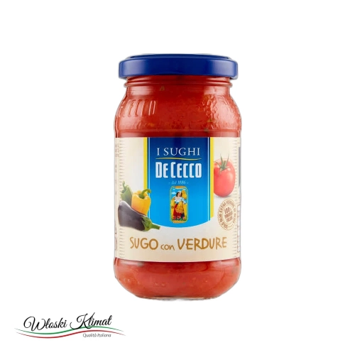 Sos pomidorowy z warzywami De Cecco 200 g widok 1