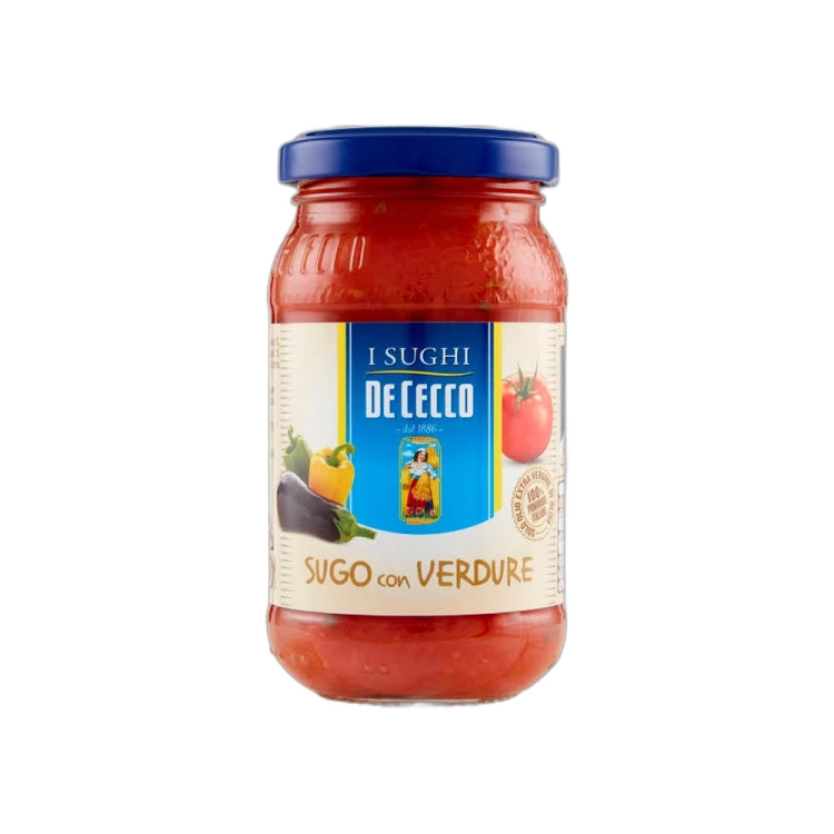Sos pomidorowy z warzywami De Cecco 200 g widok 2