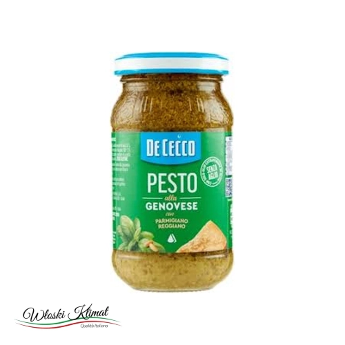 Pesto Genovese bez czosnku DE CECCO 190g widok 1