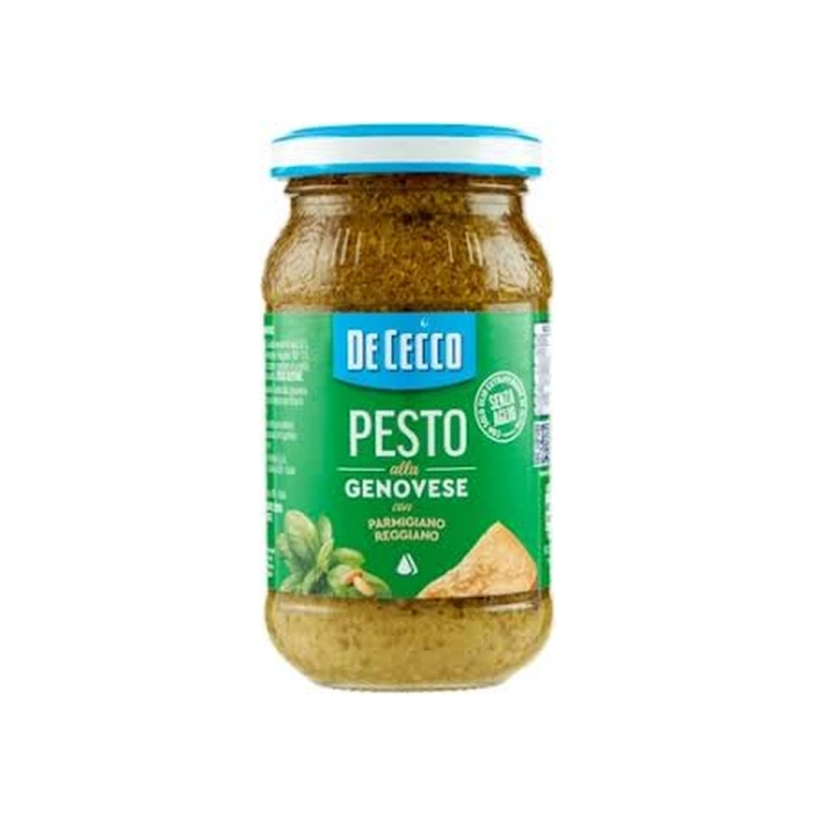 Pesto Genovese bez czosnku DE CECCO 190g widok 2