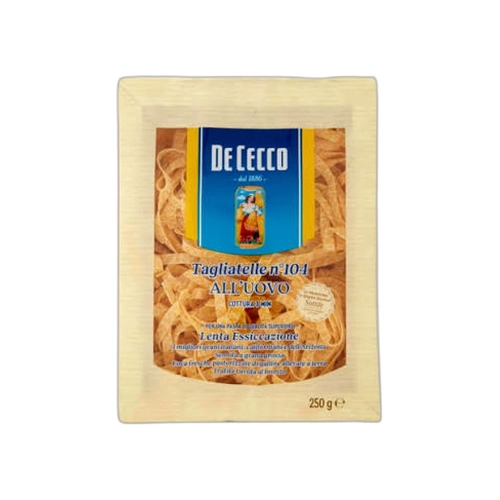 Makaron jajeczny Tagliatelle all uovo De Cecco 250g widok 2