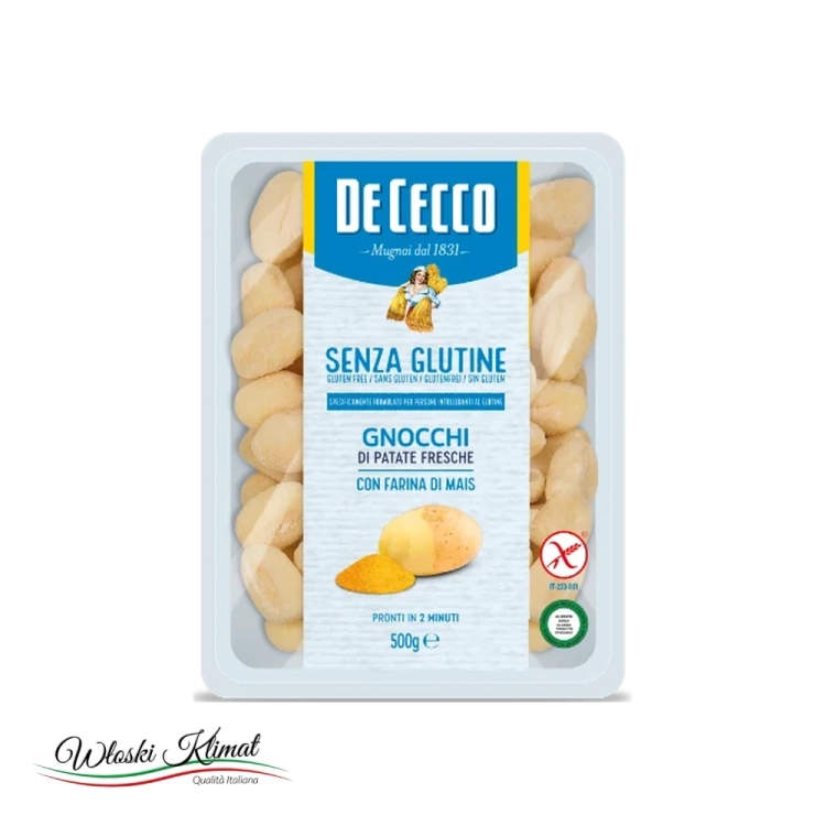 Gnocchi ziemniaczane bez glutenu De Cecco 500g widok 1