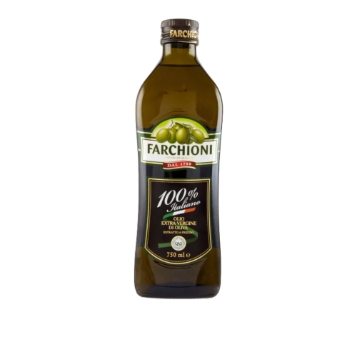 Włoska oliwa Extra Vergine di oliva 100% Italiano  Farchioni 750ml - widok szczegółowy 2
