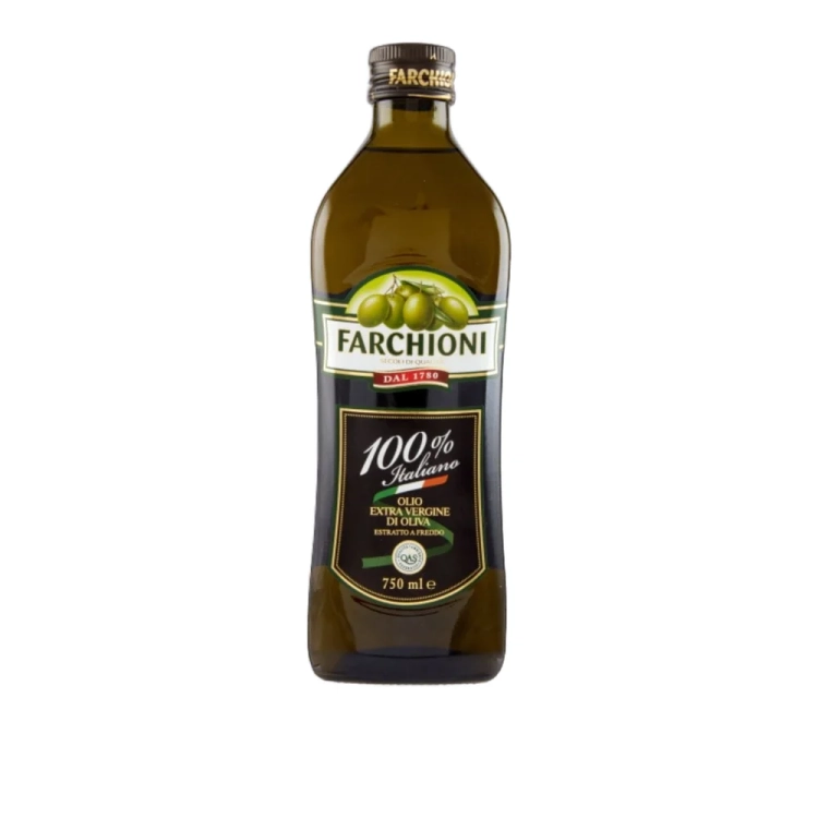 Włoska oliwa Extra Vergine di oliva 100% Italiano  Farchioni 750ml - widok szczegółowy 2