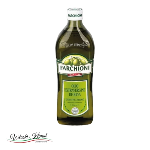 Oliwa z oliwek Extra Vergine FARCHIONI 1L - widok z przodu / opakowanie