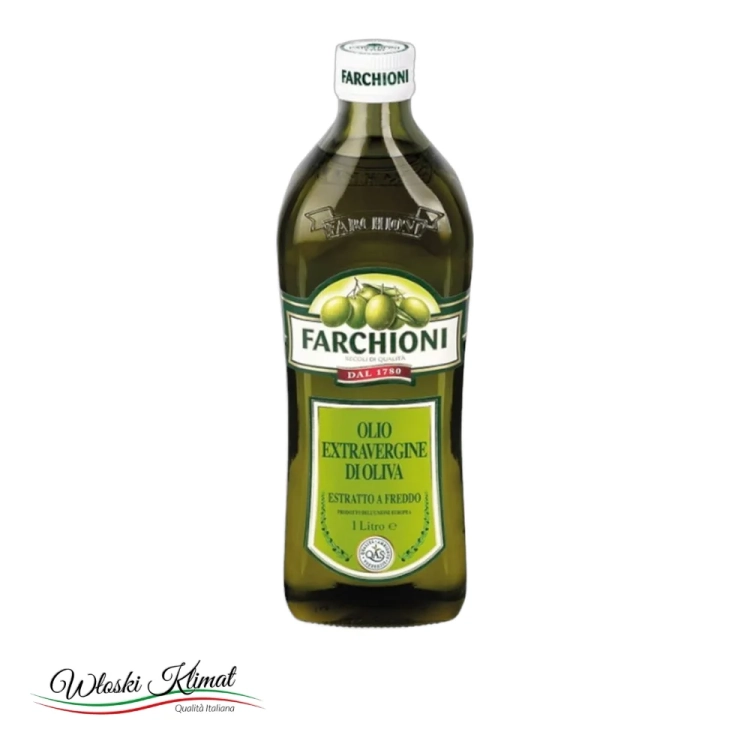 Oliwa z oliwek Extra Vergine FARCHIONI 1L - widok z przodu / opakowanie