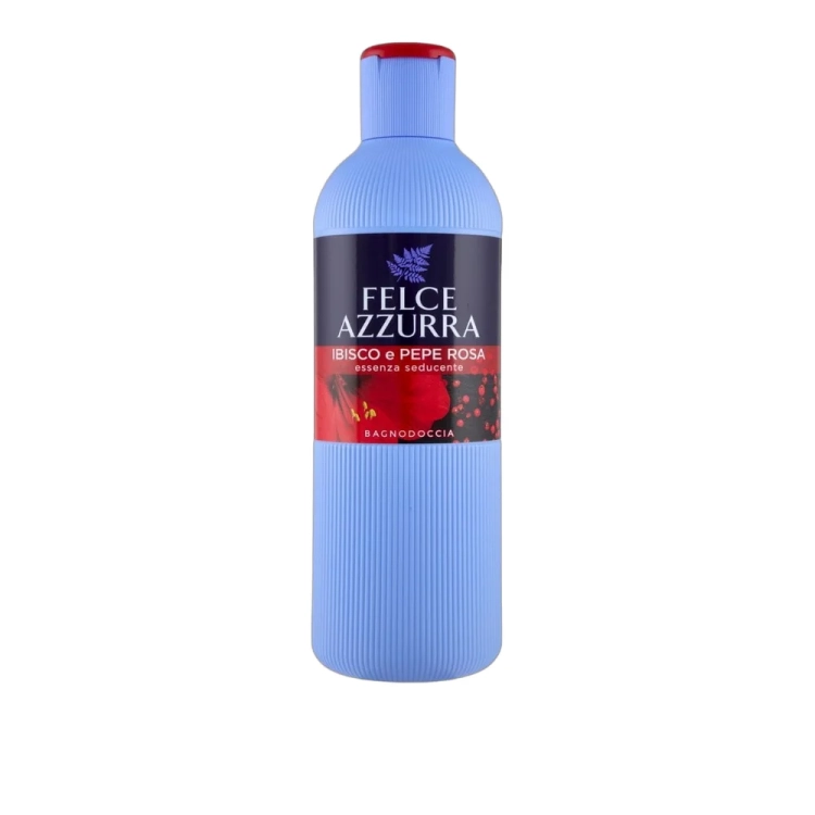 Żel pod prysznic Hibiskus i Czerwony Pieprz Bagnoschiuma Ibisco e Pepe rosa Felce Azzurra 650ml - widok szczegółowy 2