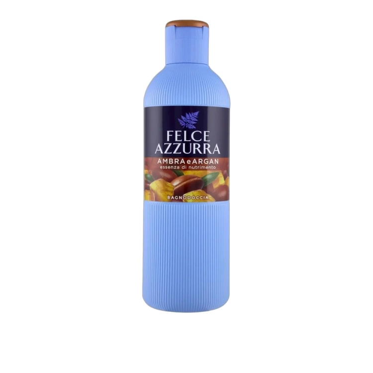 Żel pod prysznic Bursztyn i Argan Bagnoschiuma Ambra e Argan Felce Azzurra 650ml - widok szczegółowy 2