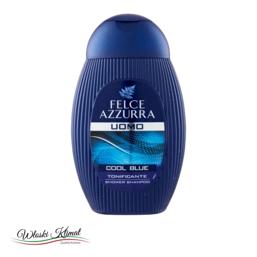 Żel pod prysznic męski Cool Blu Uomo Felce Azzurra 400ml - widok z przodu / opakowanie