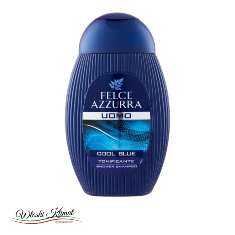 Żel pod prysznic męski Cool Blu Uomo Felce Azzurra 400ml - widok z przodu / opakowanie