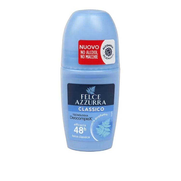 Dezodorant roll-on klasyczny zapach Classico Felce Azzurra 50ml - widok szczegółowy 2
