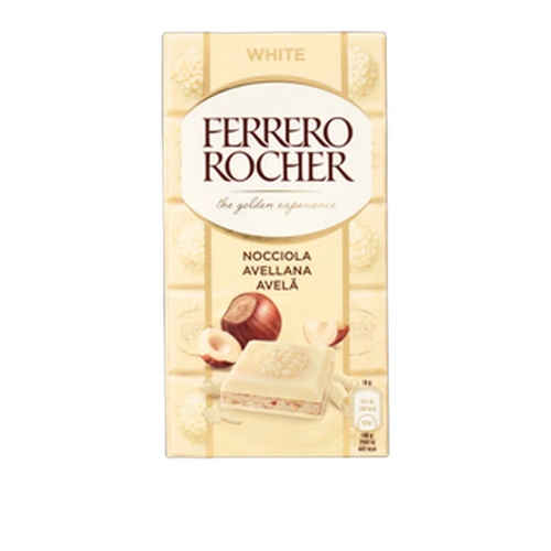 Czekolada biała z orzechami FERRERO ROCHER 90 g - widok szczegółowy 2