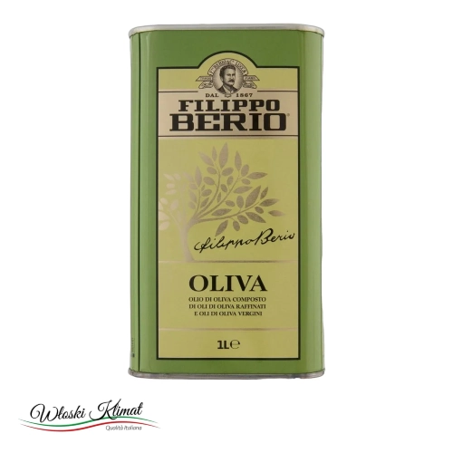 Oliwa z oliwek do smażenia Filippo Berio 1L - widok z przodu / opakowanie