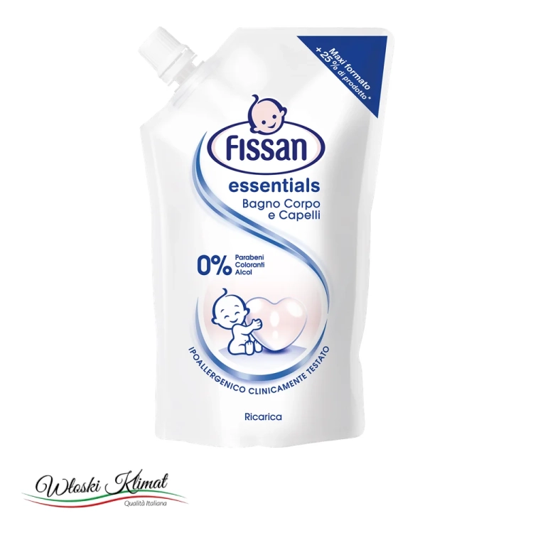 Płyn do kąpieli dziecięcy ciało i włosy 2w1 Fissan 500 ml - widok z przodu / opakowanie