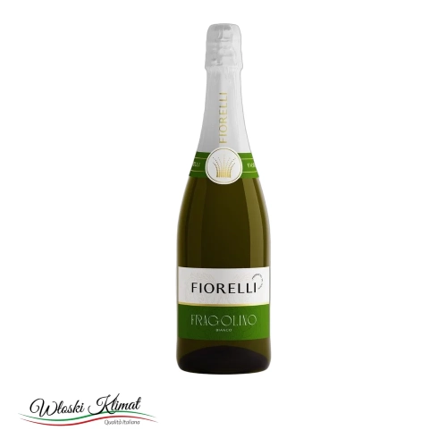 Wino musujące białe FRAGOLINO FIORELLI 750ml - widok z przodu / opakowanie