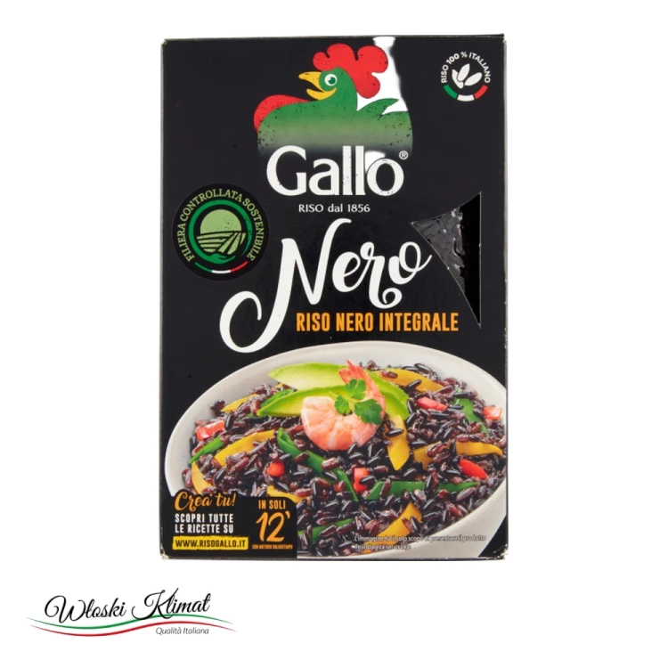 Ryż czarny Integrale Riso Gallo 500 g - widok z przodu / opakowanie