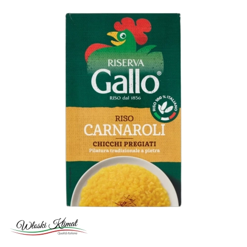 Ryż Riso Carnaroli GALLO 1kg - widok z przodu / opakowanie