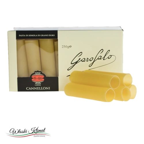 Makaron Garofalo Cannelloni 250 g - widok z przodu / opakowanie
