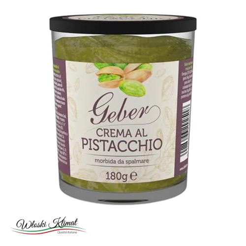Krem pistacjowy Geber 180 g - widok z przodu / opakowanie