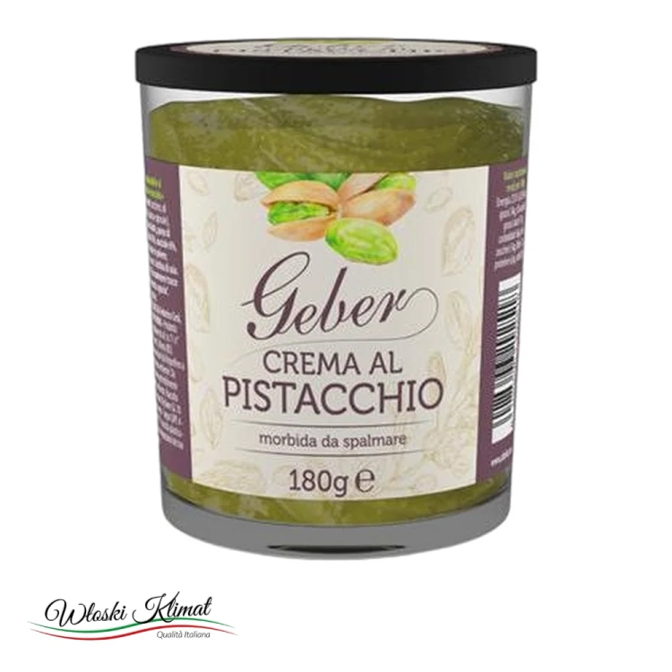 Krem pistacjowy Geber 180 g - widok z przodu / opakowanie