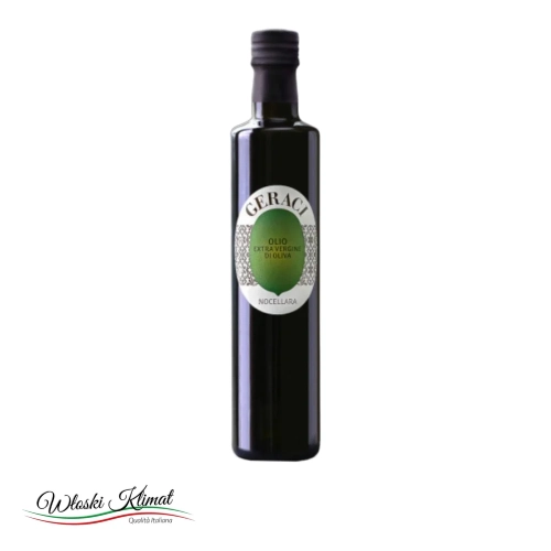 Oliwa z oliwek Extra Vergine 100 % sycylijska Ekologiczna Armonico Geraci OLIVOIL 500ml - widok z przodu / opakowanie