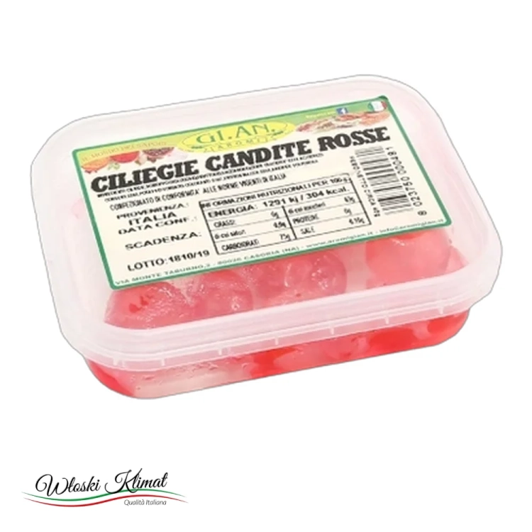 Czereśnie kandyzowane do deserów GIAN. 45 g - widok z przodu / opakowanie