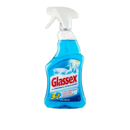 Płyn do szklanych powierzchni z amoniakiem GLASSEX 3w1 500ml - widok szczegółowy 2