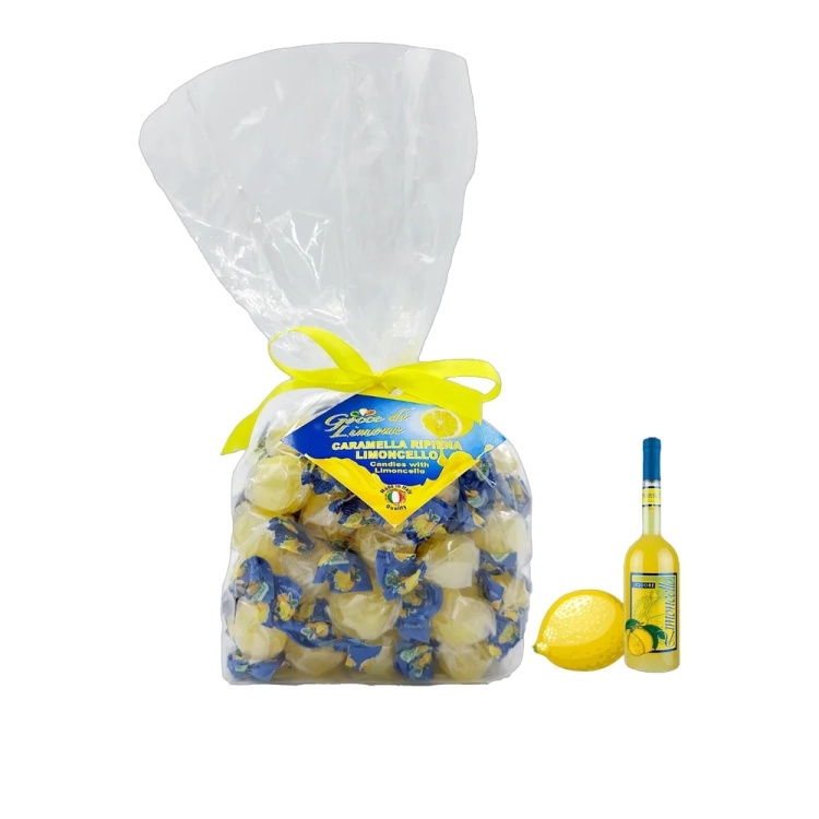 Karmelki z nadzieniem o smaku Limoncello Gocce di Limone 500 g - widok szczegółowy 2