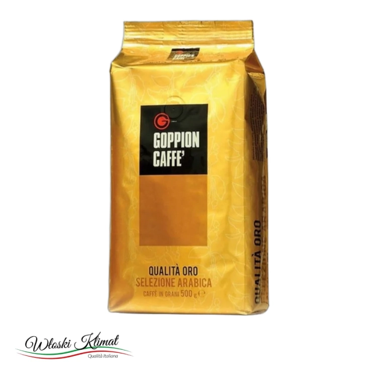 Kawa ziarnista Arabica Caffe Goppion 500g - widok z przodu / opakowanie