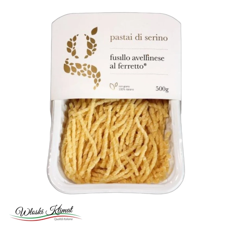 Makaron Świderki świeży Fusilli Avellinesi al ferretto Graziano 500g - widok z przodu / opakowanie
