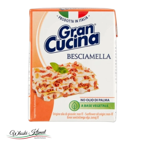 Sos Beszamelowy Besciamella Gran Cucina 200ml - widok z przodu / opakowanie