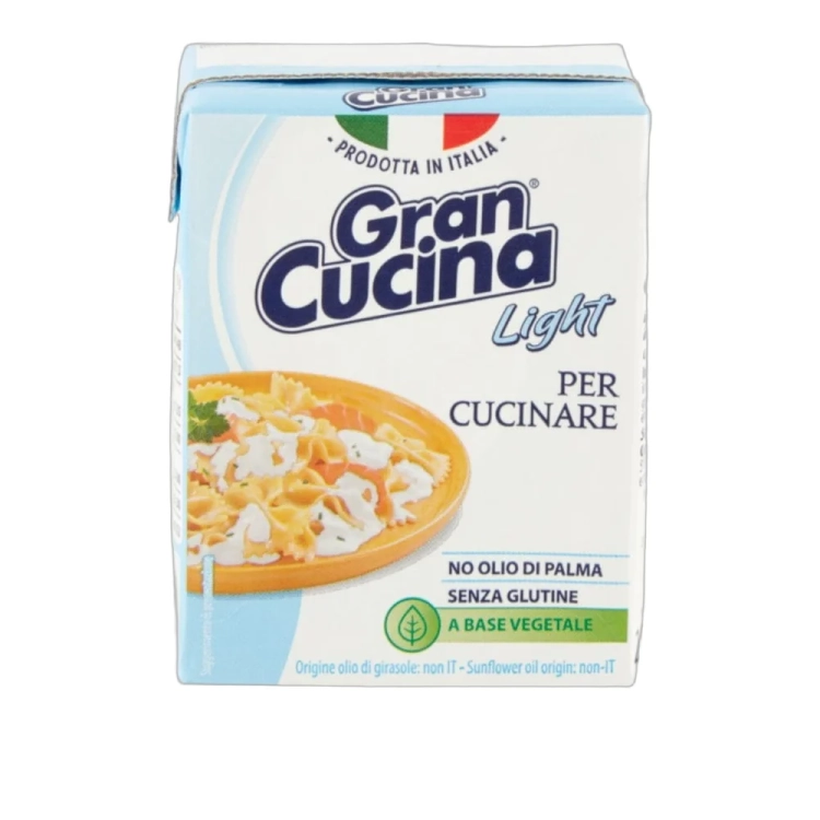 Śmietanka bez glutenu wegańska Light GRAN CUCINA 200ml - widok szczegółowy 2