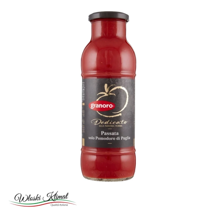 Przecier pomidorowy Passata di Pomodoro di Puglia Granoro 690g - widok z przodu / opakowanie
