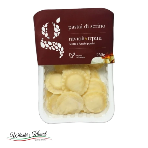 Pierożki Ravioli z Serem Ricotta i Grzybami Ricotta e Funghi Graziano 250g - widok z przodu / opakowanie