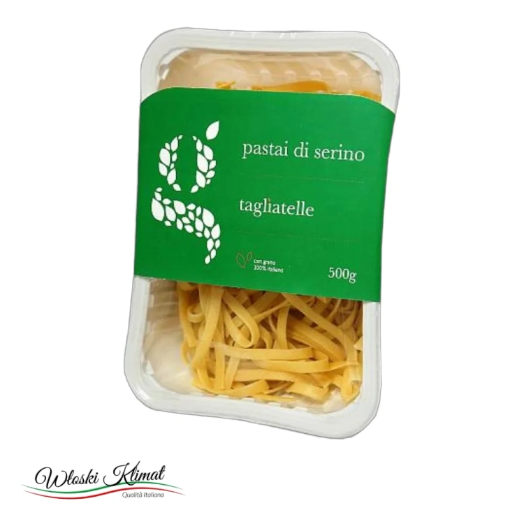 Makaron świeży Tagliatelle Pastai di Serino Graziano 500g - widok z przodu / opakowanie
