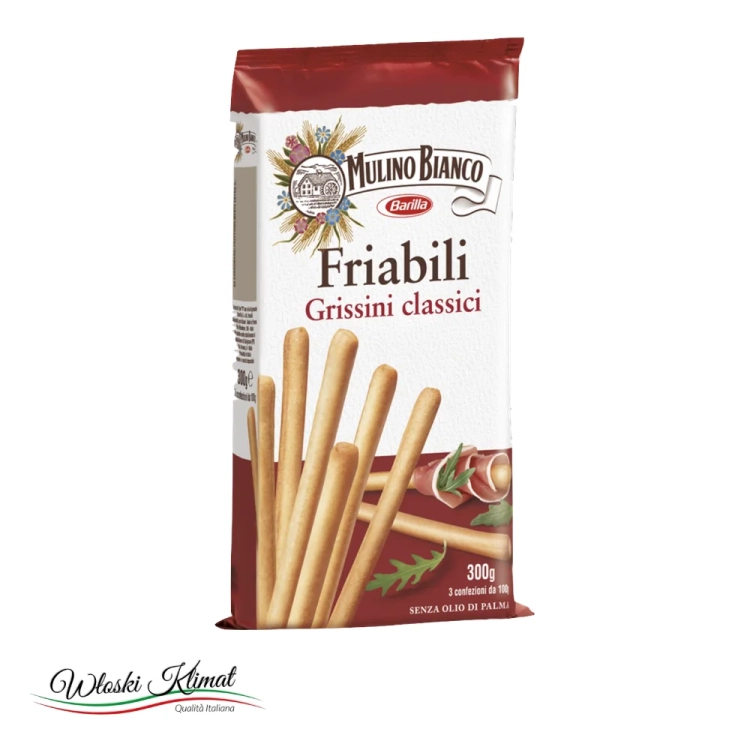 Grissini Mulino bianco 300 gr - widok z przodu / opakowanie