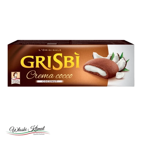Ciastka Grisbi z nadzieniem kokosowym 135 g - widok z przodu / opakowanie