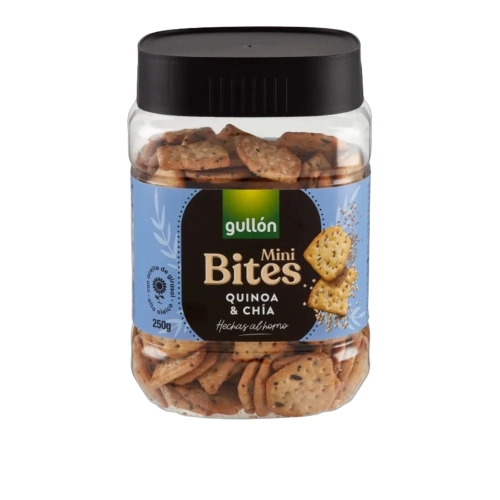 Krakersy z quinoa i nasionami chia GULLON 250g - widok szczegółowy 2