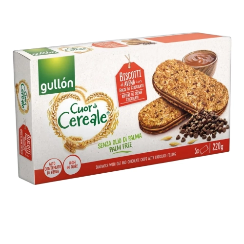 Ciastka pełnoziarniste z nadzieniem czekoladowym  Gullon 220G - widok szczegółowy 2